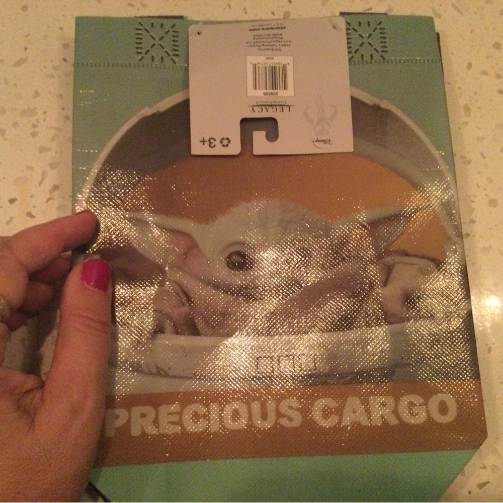 Star Wars Baby Yoda Precious Cargo, mandalorian themed reusable mini bags